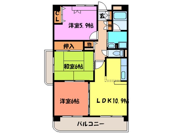 ウィステリアの物件間取画像